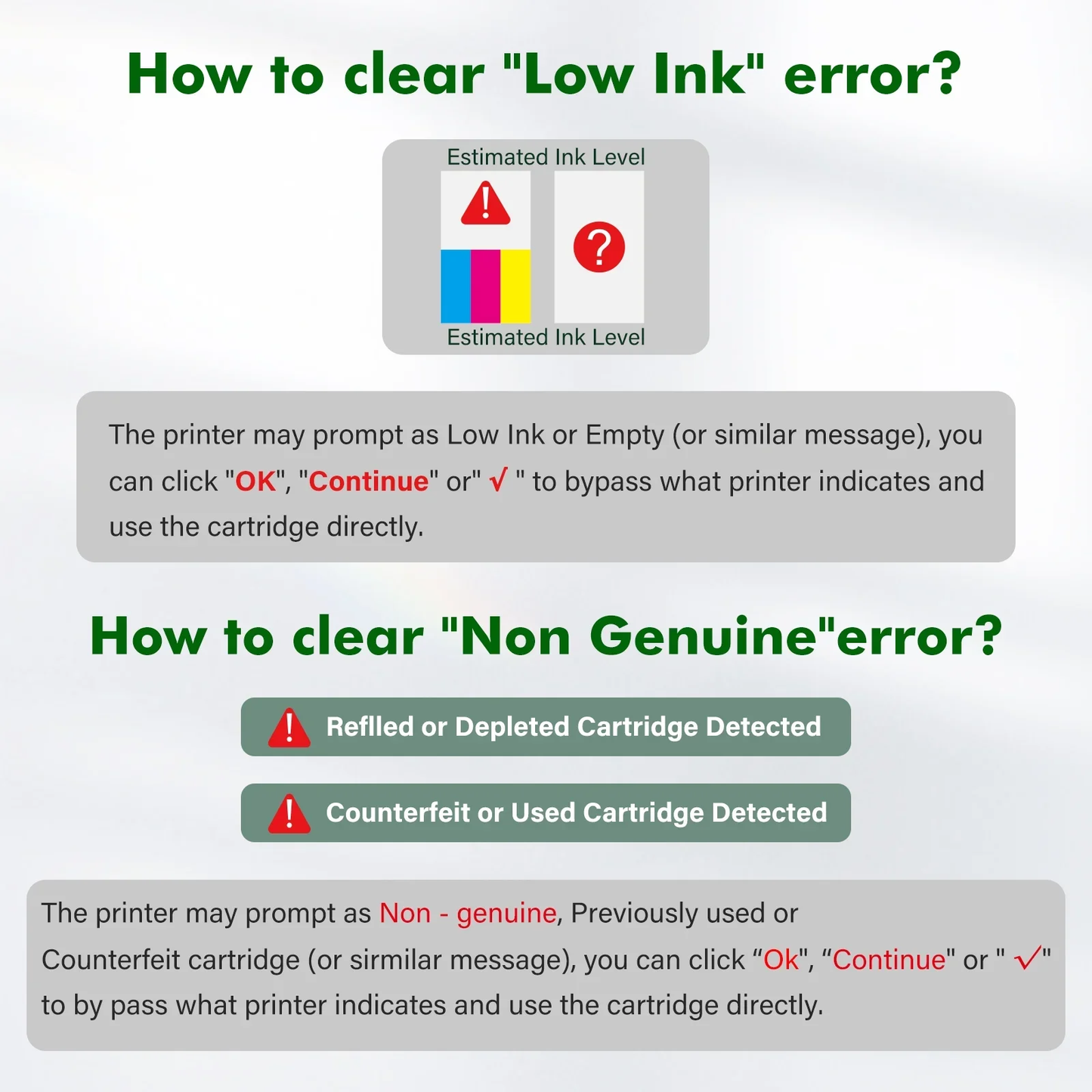 67XL Ink Cartridges 67 Ink Cartridges DeskJet 2755e 2855e 4155e 4255e 6055e 6065e (3 PACK)
