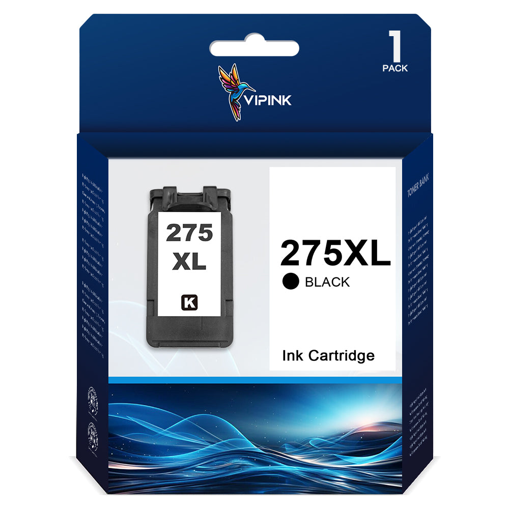 VIPink 275XL Ink Cartridge Compatible for Canon 275XL PG275 Ink Cartridge for Pixma TS3522 TS3520 TS3500 TR4722 TR4720 TR4700 (1 Black)