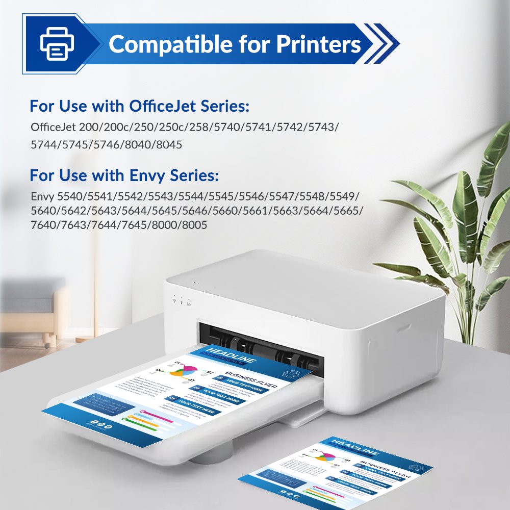 VIPink 62XL Ink Compatible for HP 62XL Ink Cartridge Envy 5745 Ink Cartridges and Envy 5540 5640 5660 7640 7645 Officejet 5740 8040 Series Printer (2 Pack)