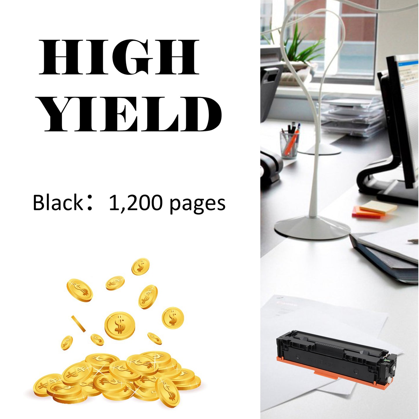TN830XL Toner Cartridge High Yield TN830 Compatible for Brother TN830XL TN830 TN-830 DCP-L2640DW HL-L2460DW HL-L2405W MFC-L2820DW HL-L2400D L2405W L2480DW MFC-L2820DWXL Printer Ink (Black, 4-Pack)
