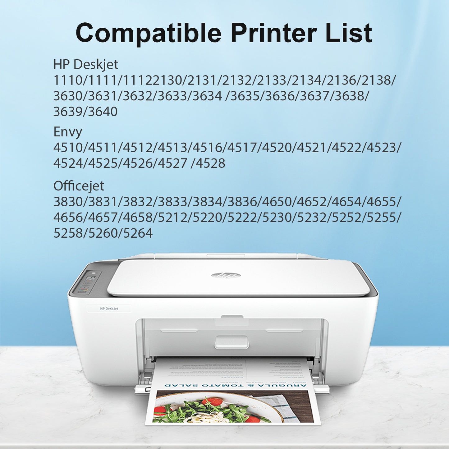 63XL Ink Cartridges Compatible for HP 63 63XL Black and Color for Envy 4510 4520 OfficeJet 4650 4655 3830 5255 5258 Deskjet 3630 3632 1112 2132 2130 (1 Pack Black, 1 Pack Tri-color)