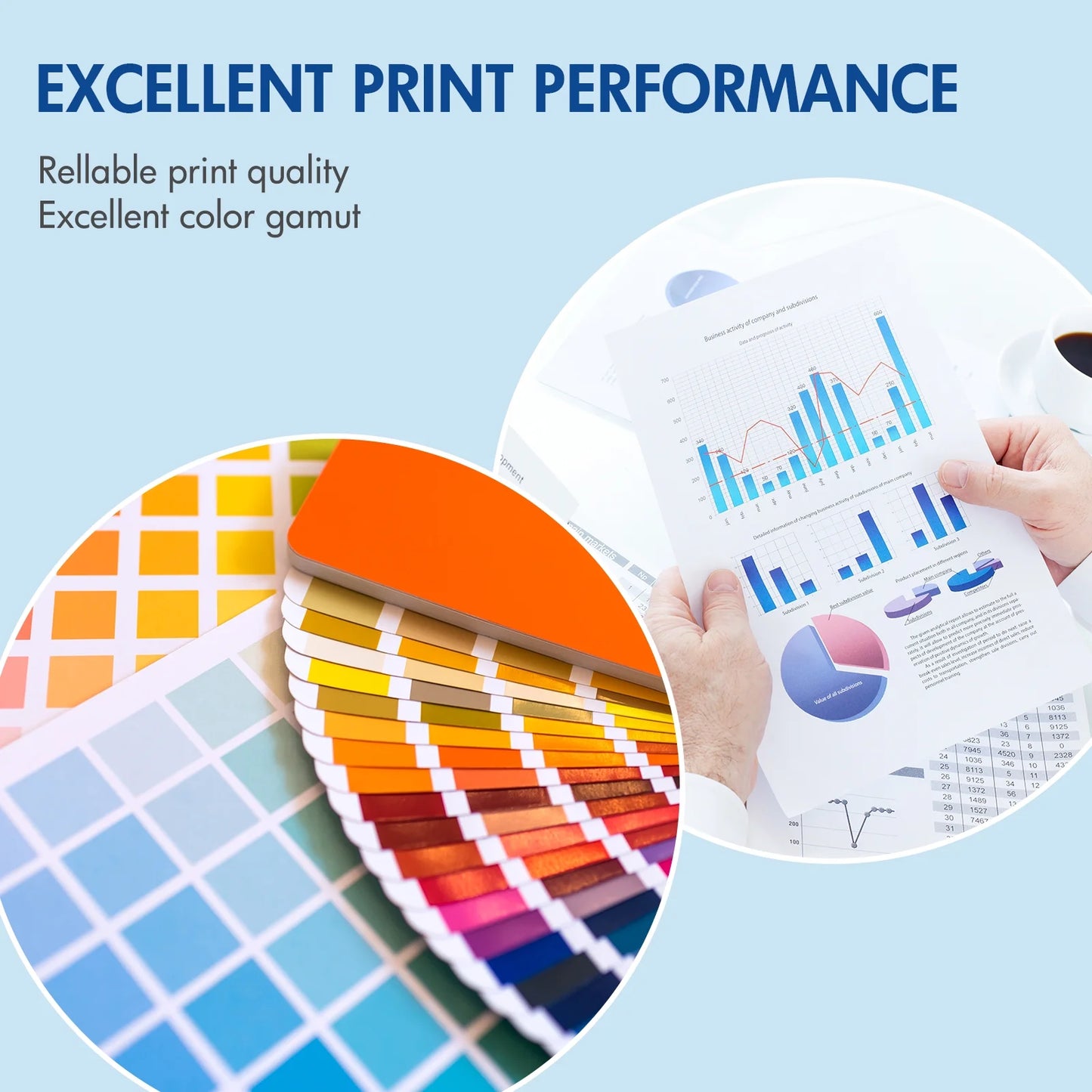 410A Toner Cartridges Pack-5 Black Cyan Magenta Yellow | Works with Color LaserJet Pro M477fnw M477fdw M477fdn M452dn M452dw M452nw Printers | CF410AQ