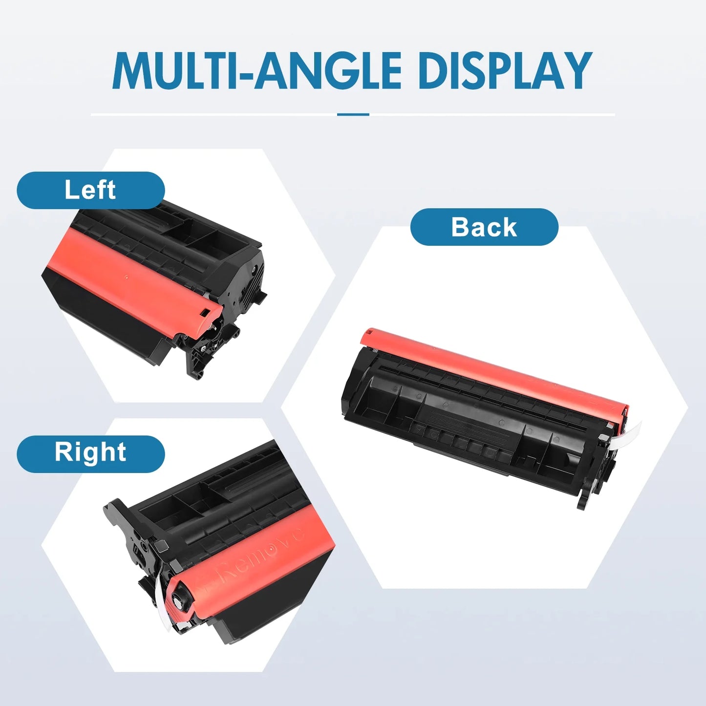 58A Toner Cartridges with Chip Compatible for HP 58A CF258A 58X CF258X Laserjet M404n M404dn M404dw N406dn MFP M428fdw M428fdn M428dw M404 M428 M430f Printer (Black, 4 Pack)