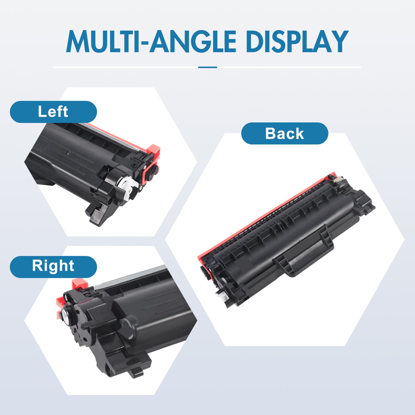 TN830 TN830XL Toner Cartridges Compatible for Brother TN-830 TN830-XL HL-L2480DW HL-L2405W HL-L2400D HL-L2460DW DCP-L2640DW MFC-L2820DW MFC-L2900DW Printers | 2PACK BALCK