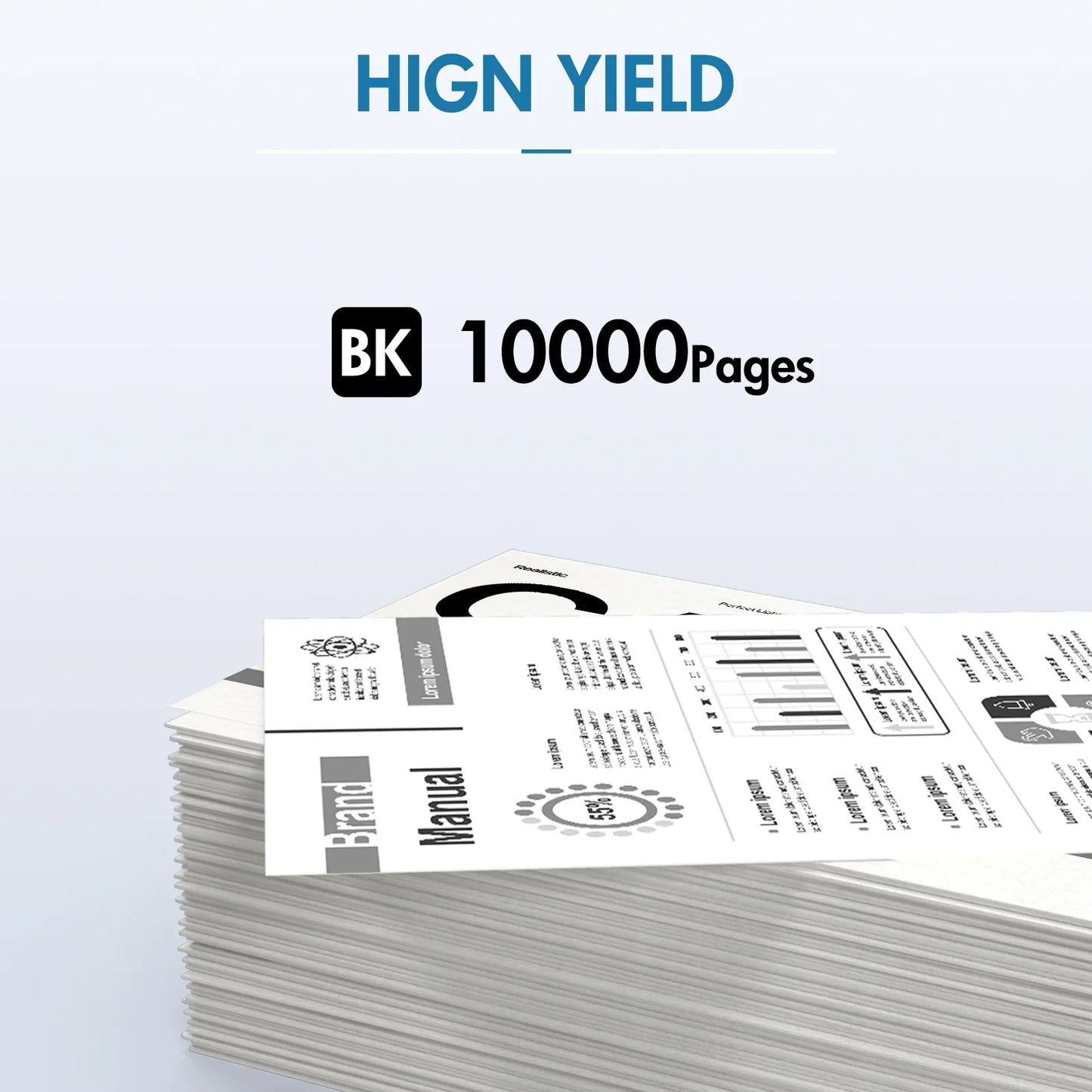 Colorich CF258X 58X Toner Cartridge M404dn M404n M428fdw Printer Cartridge, 2-Pack Compatible for HP 58A CF258A