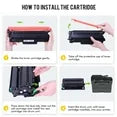 Toner Bank TN760 TN730 Toner Cartridge Compatible for Brother TN760 TN-760 TN730 TN-730 DCP-L2550DW MFC-L2710DW MFC-L2717DW HL-L2350DW MFC-L2690DW MFC-L 2750DW HL-L2370DW Printer (Black, 2-Pack)
