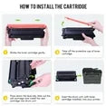 TN730 Toner Cartridge 4-Pack Compatible for Brother TN760 TN-760 TN730 TN-730 MFC-L2710dw MFC-L2750dw DCP-L2550DW HL-L2395dw HL-L2350dw HL-L2370dw Printer Ink (Black)