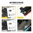 TN730 Toner Cartridge 4-Pack Compatible for Brother TN760 TN-760 TN730 TN-730 MFC-L2710dw MFC-L2750dw DCP-L2550DW HL-L2395dw HL-L2350dw HL-L2370dw Printer Ink (Black)