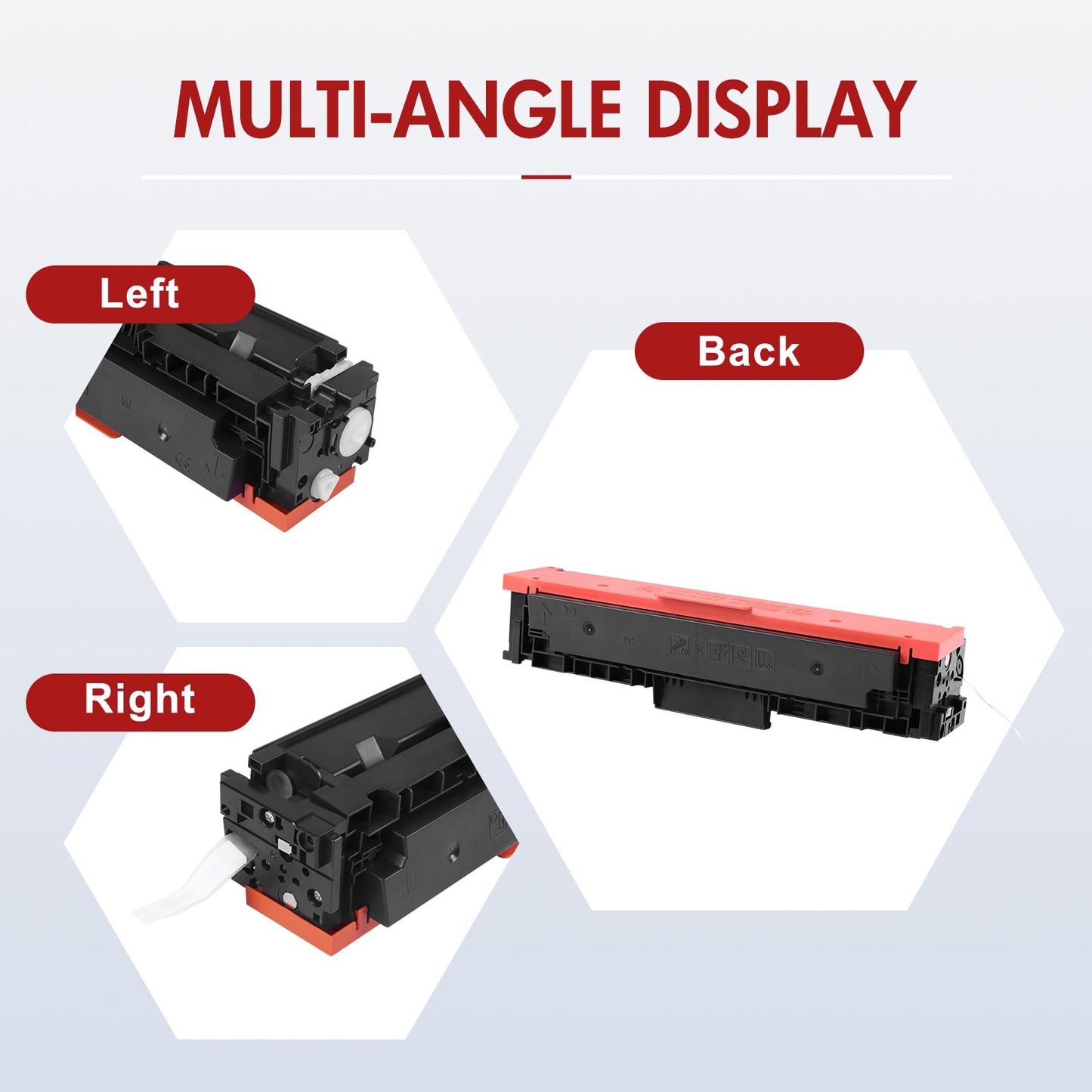055 Toner Cartridge with Chip Compatible for Canon 055 CRG-055 Color imageCLASS MF741Cdw MF743Cdw MF745Cdw MF746Cdw LBP664Cdw (Black, 2 Pack)