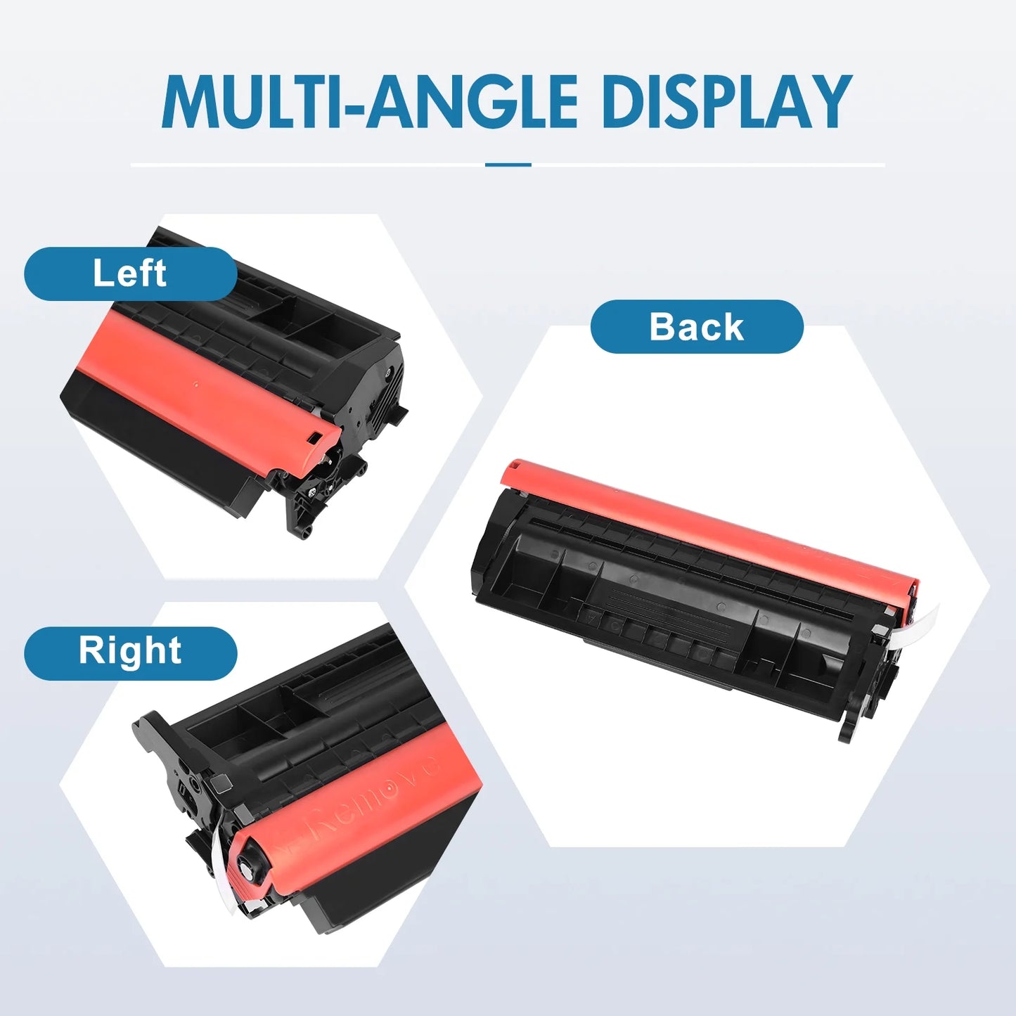 057 057H Toner Cartridge High Yield with Chip Compatible for Canon 057 057 057H CRG-057H ImageCLASS MF445dw MF448dw MF449dw LBP226dw LBP227dw LBP228dw MF445 Printer Ink (Black, 2-Pack)