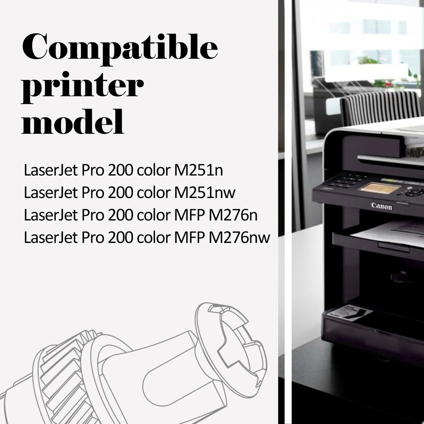 131X 131A Toner Cartridge 4-Pack Compatible for HP 131A 131X CF210X Laserjet Pro 200 Color MFP M276nw M251nw M251n M276n CF210A CF211A CF212A CF213A Printer Ink (Black Cyan Yellow Magenta)
