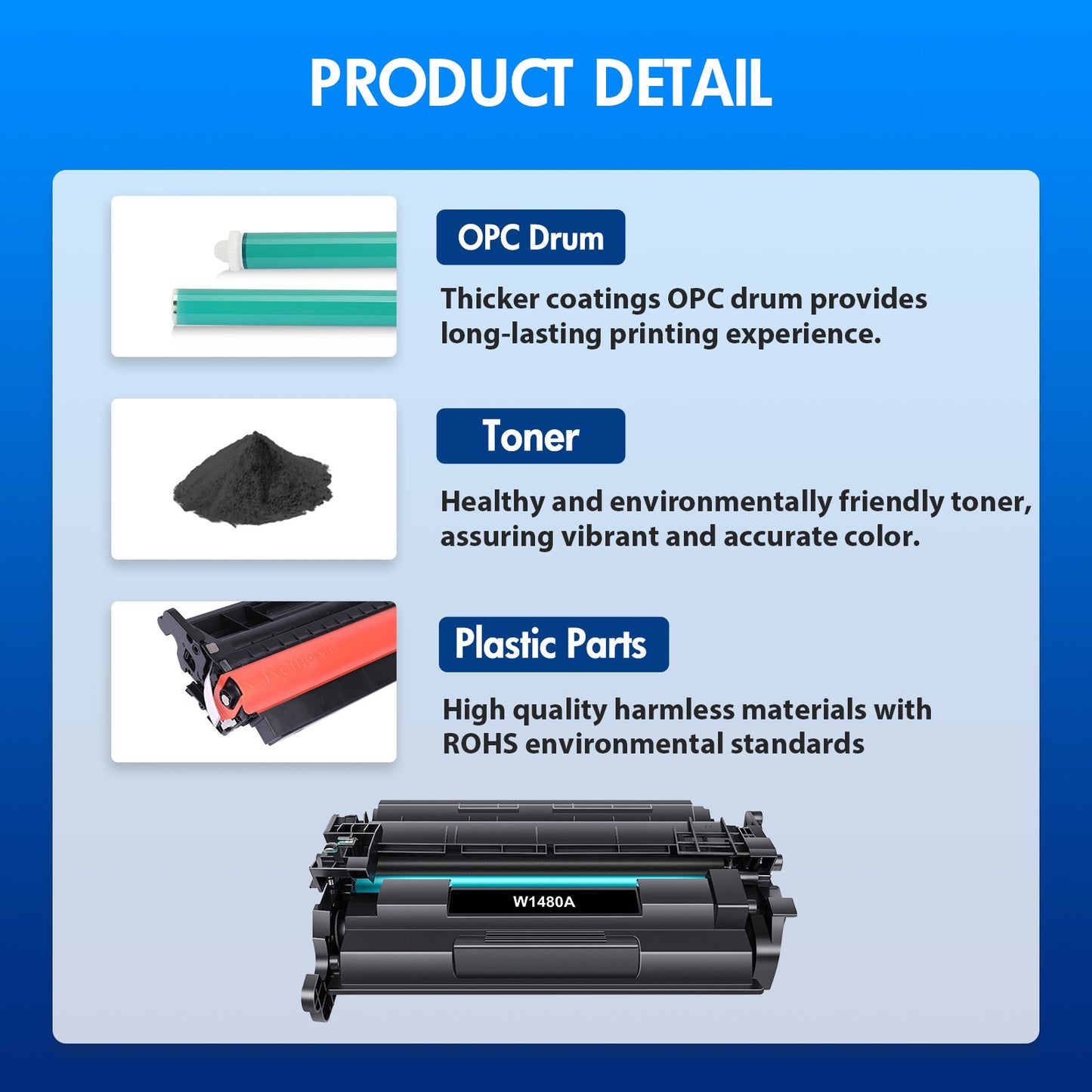 148A 148X Toner Cartridge with Chip Compatible for HP W1480A 148A W1480X Laserjet Pro 4001dn MFP 4101fdw 4101fdn 4001n 4001dn 4001dw Black 2-Pack
