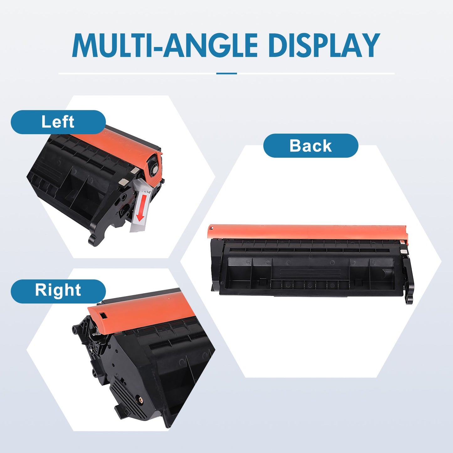148A 148X Toner Cartridge with Chip Compatible for HP W1480A W1480X Laserjet Pro 4001dn MFP 4101fdw 4101fdn 4001n 4001dn 4001dw Black 4-Pack