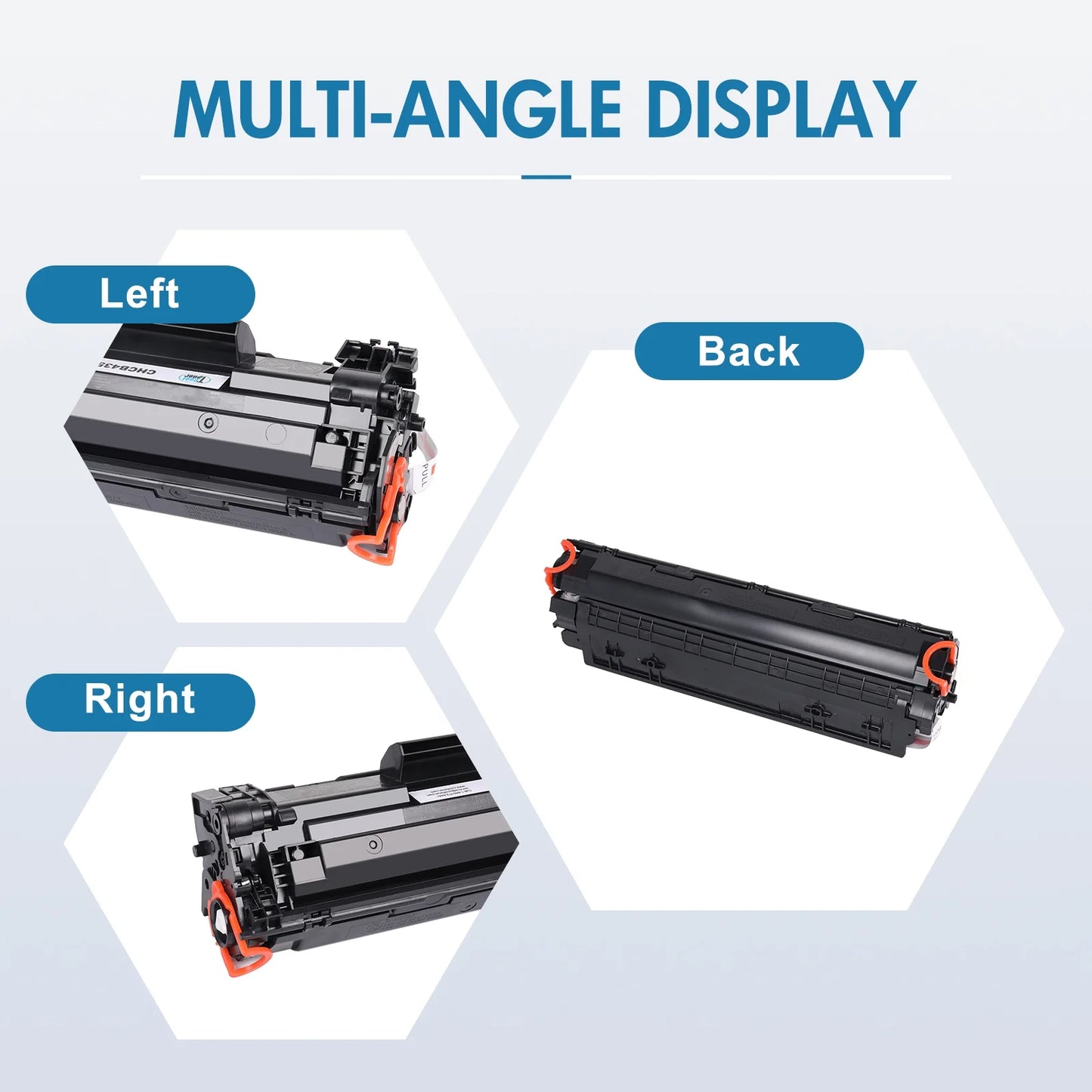85A CE285A Toner Cartridge Compatible for HP 85A CE285A CE285D Laserjet Pro P1102w M1212nf MFP P1102 M1217nfw 1102w P1005 M1132 M1210 M1212 Printer Ink (Black, 4-Pack | CE285AT1)