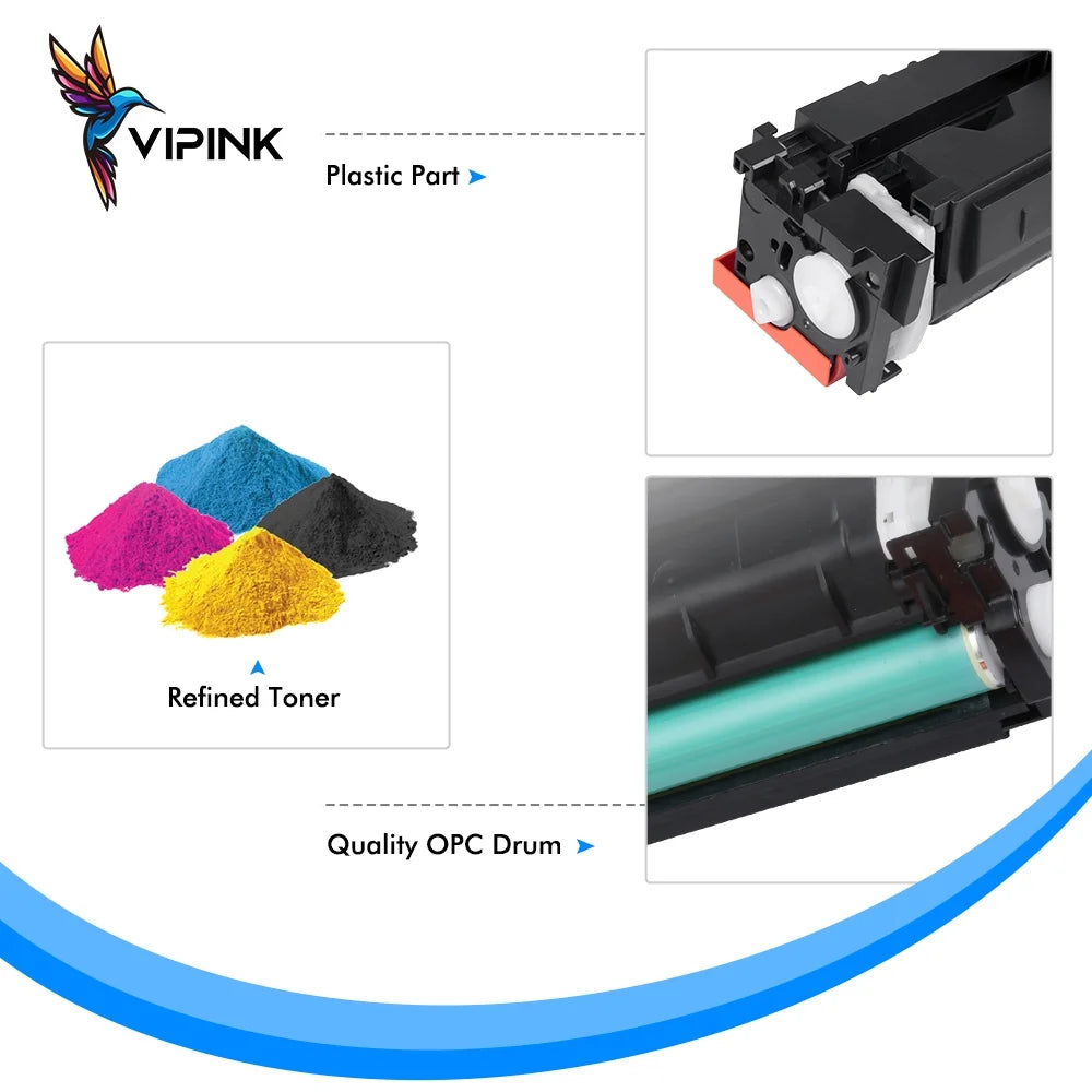 5-Pack 414A Toner Cartridge with Chip Compatible for HP W2020A 414A W2020X 414X Laserjet Pro MFP M479fdw M454dw M479fdn M454dn M479 Laser Printer Ink, 2x Black, Cyan, Magenta, Yellow