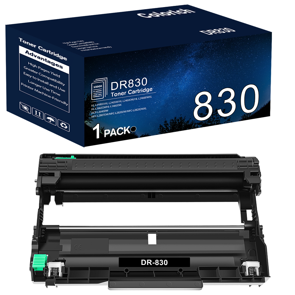 DR830 Drum Unit Compatible Replacement for Brother DR-830 DR 830 to Use with DCP-L2640DW HL-L2405W HL-L2460DW HL-L2460DWL HL-L2460DW HL-L2480DW Printer (1 Pack, NOT Toner)