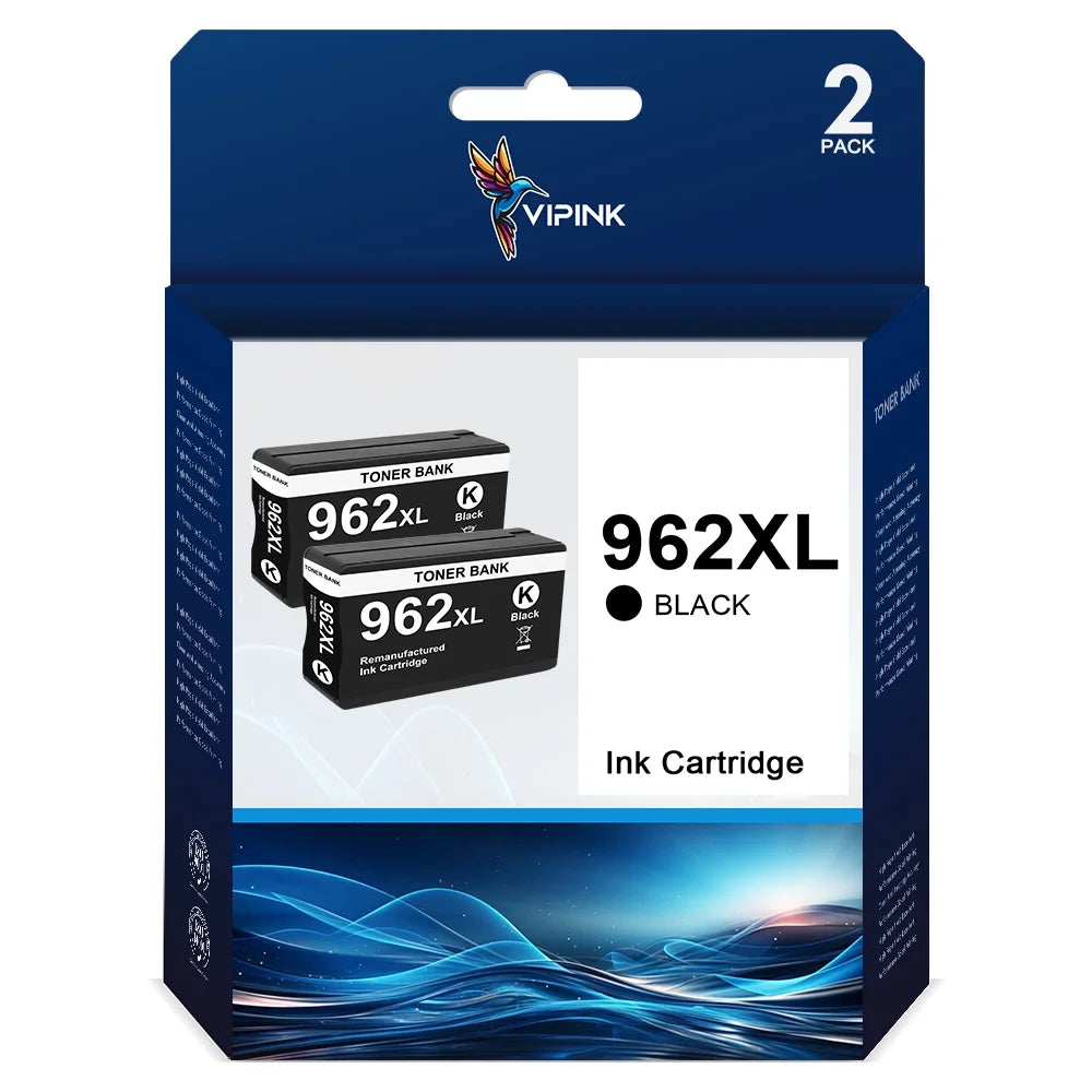 962XL 962 XL Ink Cartridges Combo Pack Compatible for HP Ink 962XL Black and 962 Color 962XL/962 OfficeJet Pro 9010 Series 9020 9015 9018 9025 9012 9014 9016 9019 9022 9026 9027 9028 9029 Printer