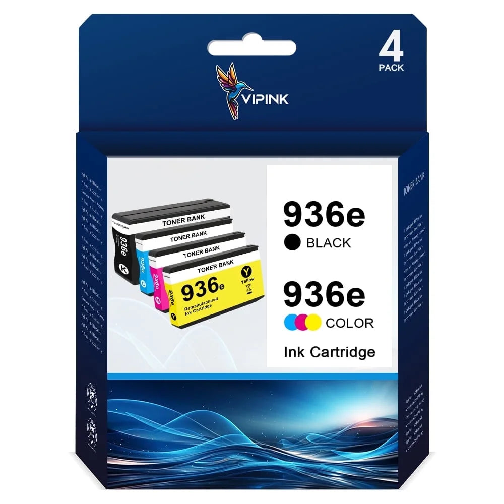 936 936XL 936 Ink Cartridge Compatible for HP 936 936e OfficeJet Pro 9125e 9135e 9110b 9130b Wide Format 9730e 9730 OfficeJet 9122e 9128e Printer | Eligible for Instant Ink | 6C3Z5LN