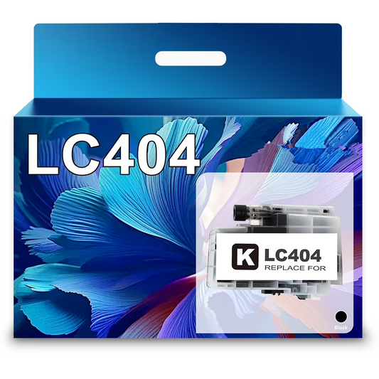 LC404 Ink Cartridges Compatible for Brother LC404 LC-404 Combo High Yield Work for Brother MFC-J1205W MFC-J1215W MFC-J1205W XL Printer Ink (Black, 1 Pack)