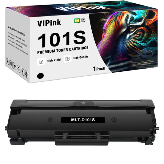 101S Toner Cartridge Replacement for Samsung MLT-D101S 101S MLTD101S to use with ML-2166W ML-2160 ML-2165 SCX-3405W ML-2165W SCX-3405FW SCX-3400 SCX-3401FH SF-760P Printer 1 Black