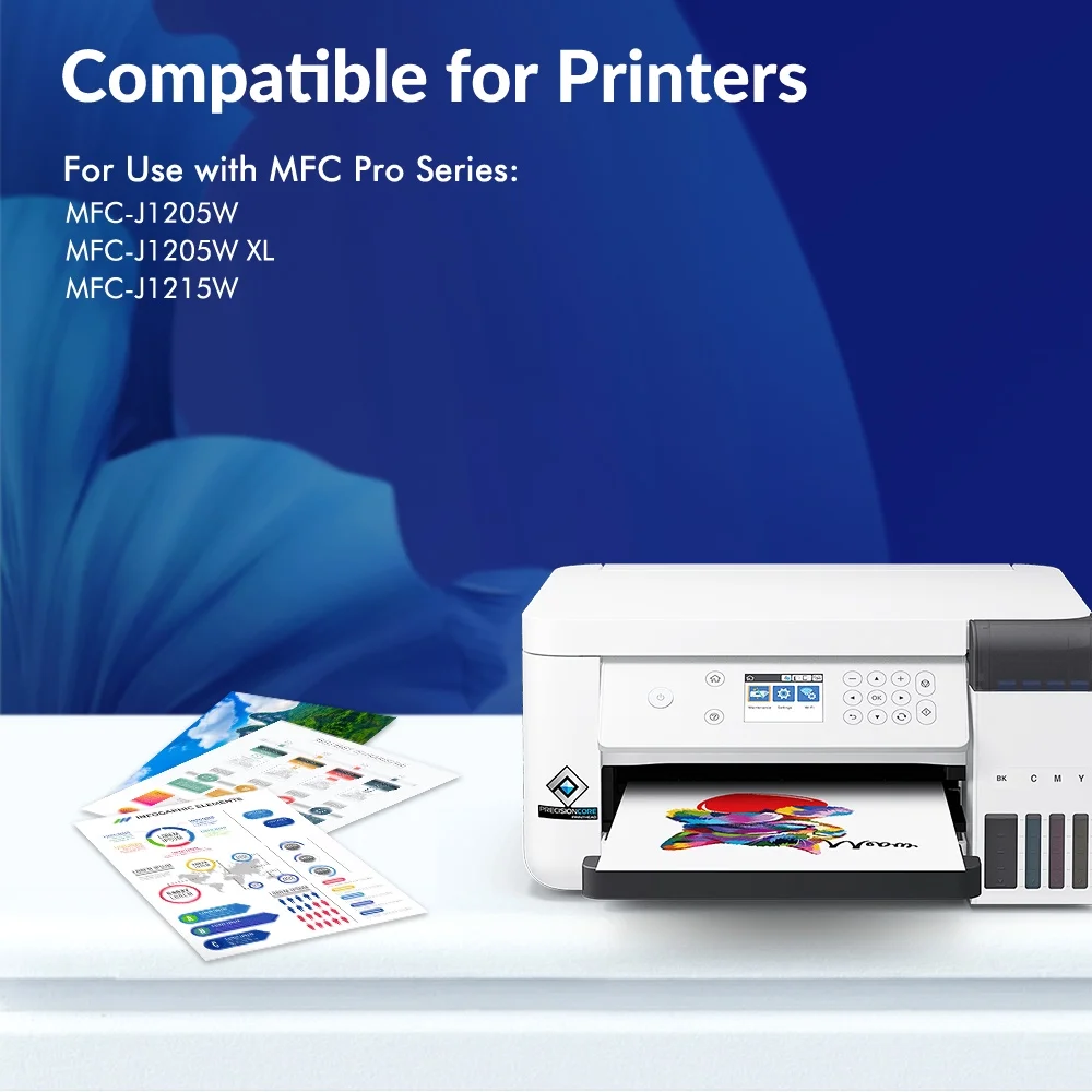 LC404 Ink Cartridges Compatible for Brother LC404 LC-404 Combo High Yield Work for Brother MFC-J1205W MFC-J1215W MFC-J1205W XL Printer Ink (Black, 1 Pack)