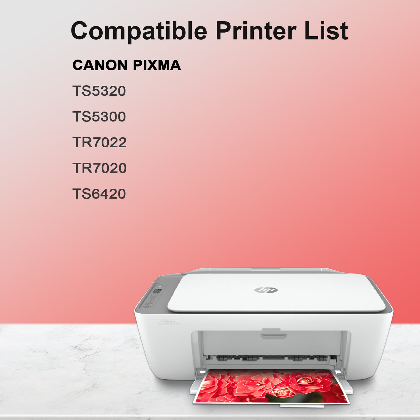 260XL 261XL Ink Cartridges Compatible for Canon PG-260XL 261XL Combo Pack for PIXMA TS6420 TR7020 TS5320 TS5300 TR7022 Printer (2 Pack, Black, Tri-color)