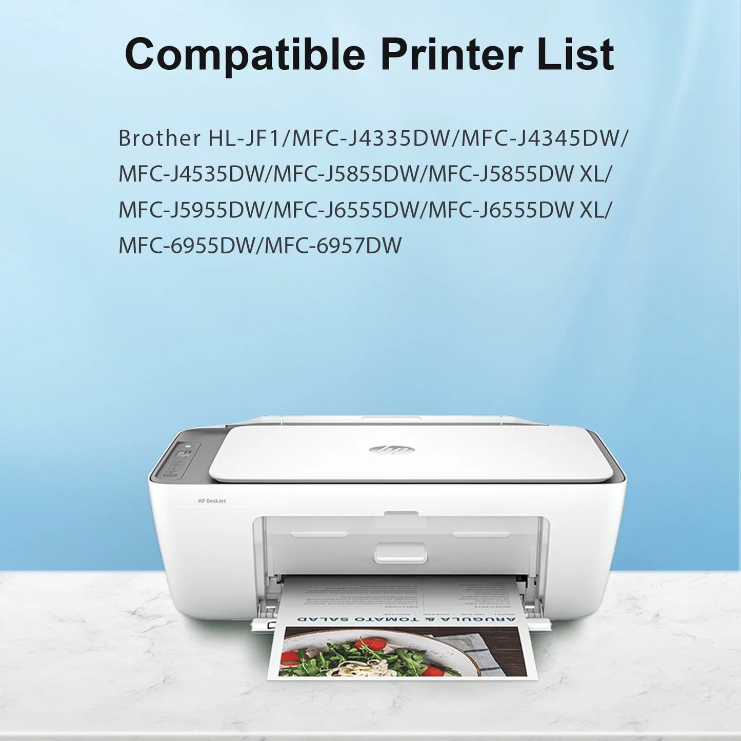 LC406XL LC406 Ink Cartridge Compatible for Brother MFC-J4335DW MFC-J5855DW Printer 406XL for MFC-J6555DW MFC-J4535DW MFC-J6955DW MFC-J4345DW MFC-J5955DW - 4 Pack Black Cyan Magenta Yellow