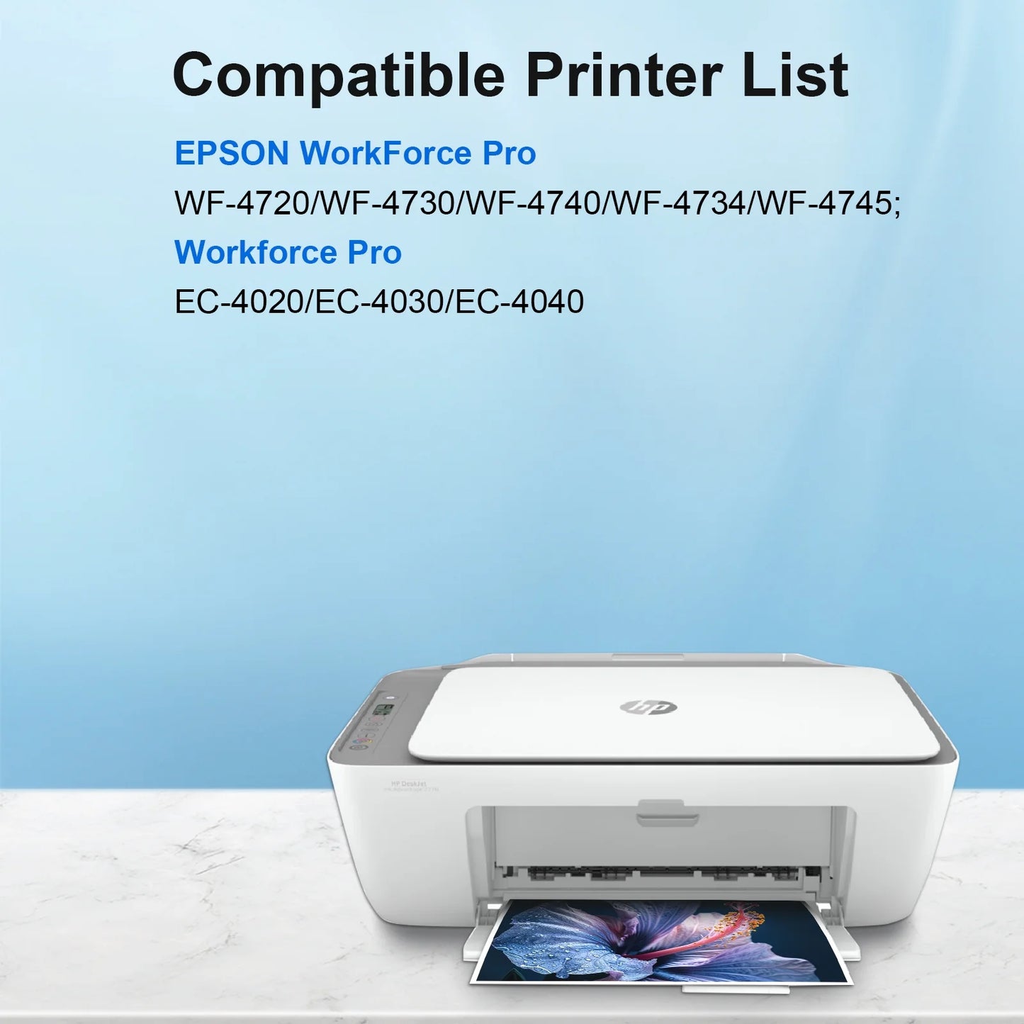802XL Ink Cartridge Compatible for Epson 802 T802 T802XL WF-4740 WF-4720 WF-4730 Printer Pack of 4