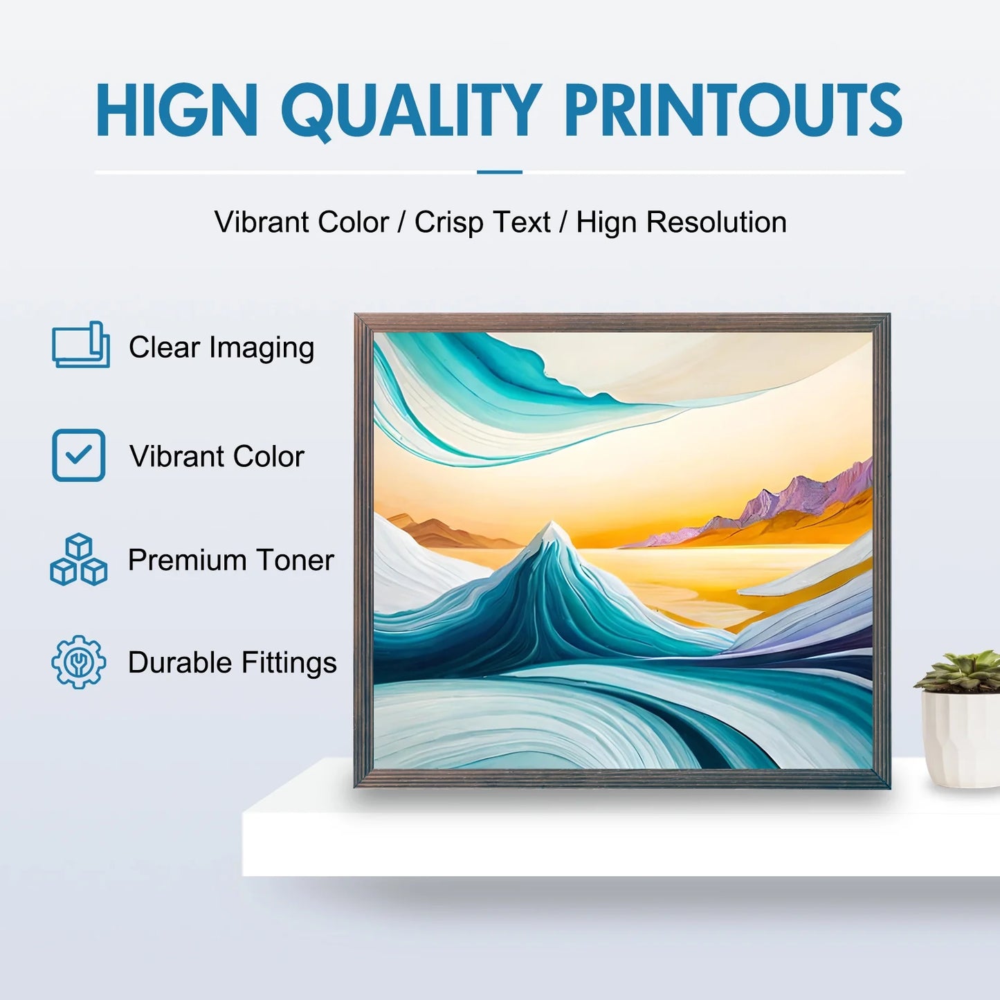 Colorich CF258X 58X Toner Cartridge M404dn M404n M428fdw Printer Cartridge, 2-Pack Compatible for HP 58A CF258A