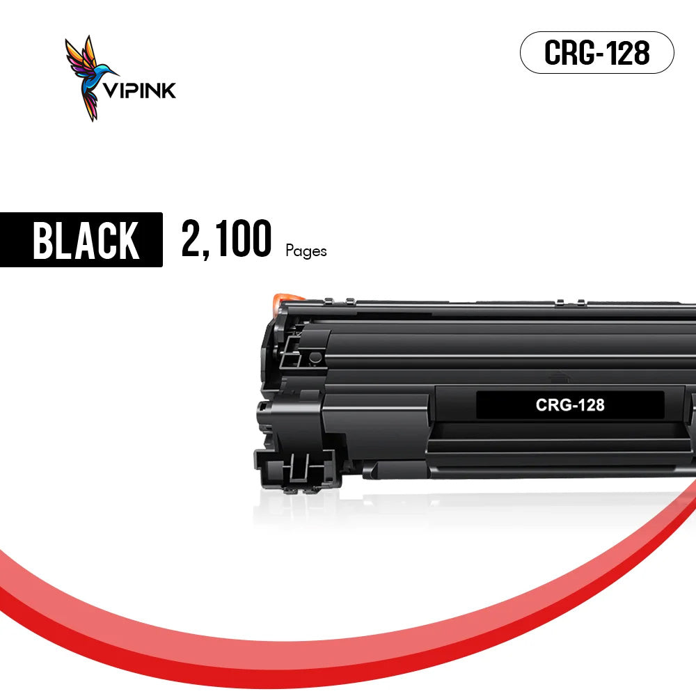 128 Black Toner Cartridges Compatible for Canon 128 CRG128 CRG 128 FaxPhone L100 ImageCLASS D530 D550 MF4450 MF4550 MF4570dw MF4770n FaxPhone L190 L100 Printer Ink Black 4-Pack