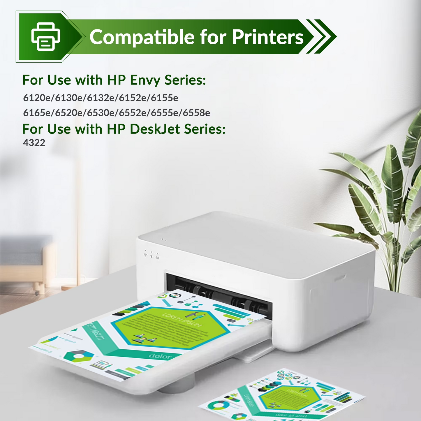 68 XL Ink cartridges Compatible for 68 Ink Cartridge 68XL Ink 68 Combo Pack (Black, Tri-color)