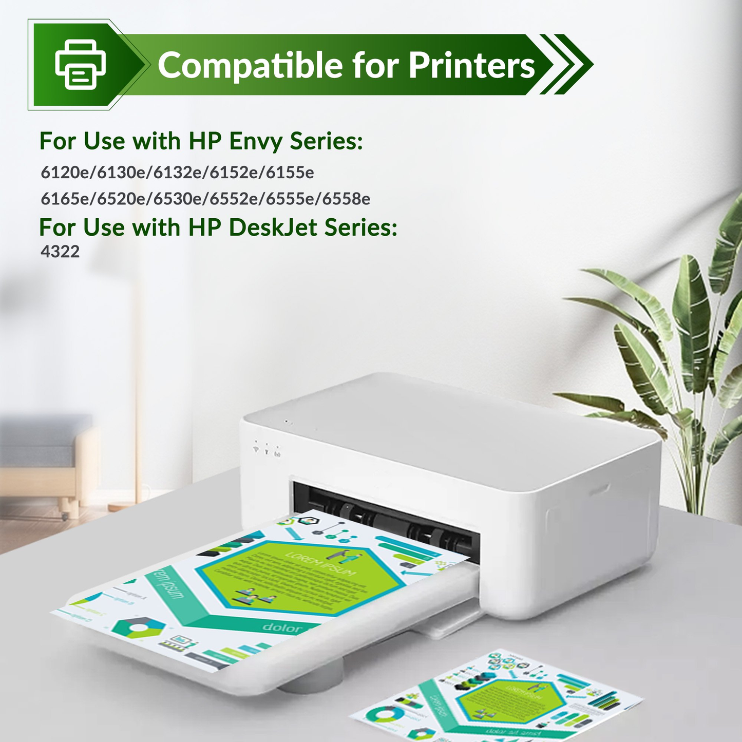 68 Ink cartridge Compatible for HP Ink 68 68e 68XL Ink Cartridge for Envy 6120e 6152e 6155e 6552e 6555e 6558e Printer (2 Black 1 Tri-color)