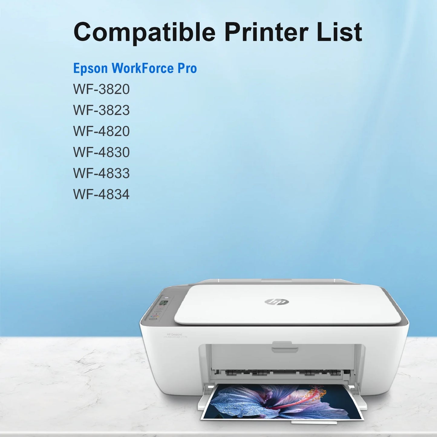 822XL Ink Cartridges 4 Pack Compatible for Epson 822 822XL Printer Ink Combo Pack for WorkForce Pro WF-3820 WF-4820 WF-4830 WF-4833 WF-4834 WF-3823 (Black, Cyan, Magenta, Yellow)