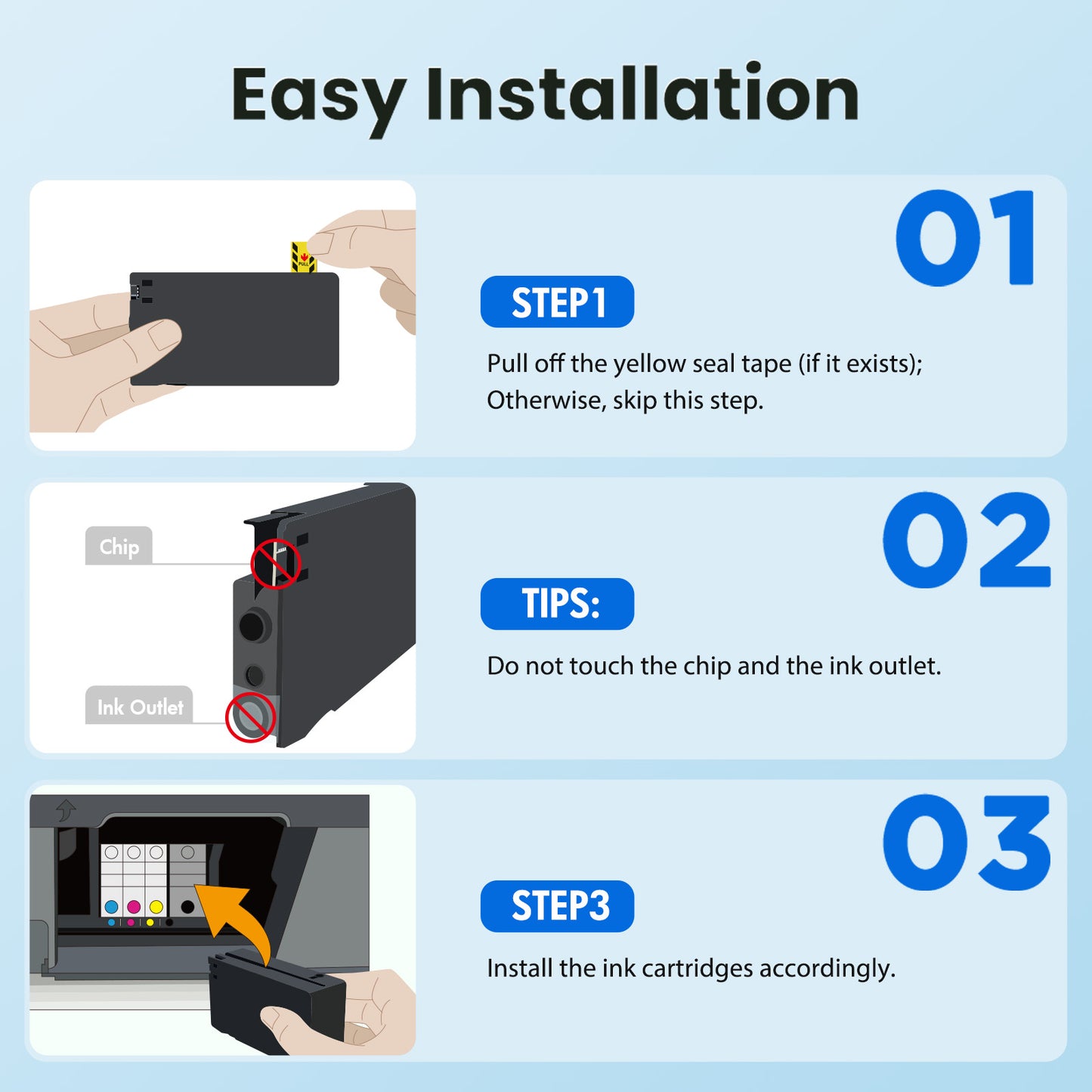 902 902XL Ink Cartridges Compatible for HP 902XL 902 1 Pack Black for OfficeJet 6968 6978 6970 6971 6974 6975 6979 6960 6961 6963 6964 6965 6966 6950 series Printer