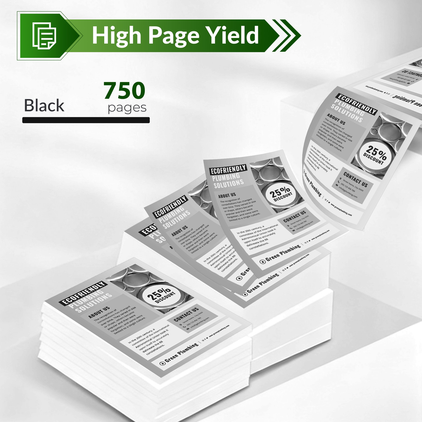 68 Ink Cartridge Compatible for HP 68 Ink Cartridge Black 2 Pack for Envy 6120e 6152e 6155e 6552e 6555e 6558e Printer (2 Black)
