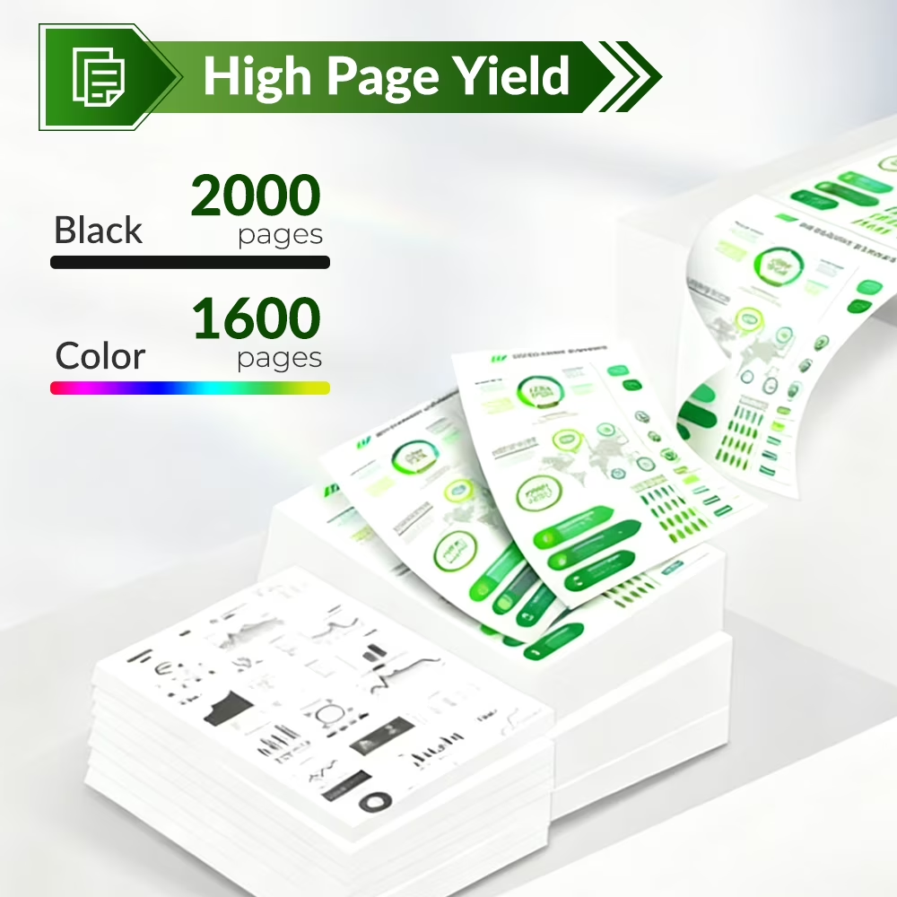 962 962XL Ink Cartridges Compatible for 962XL 962 4 Pack for OfficeJet Pro 9015 9020 9018 9025 9010 9018 9019 Printer (Black, Cyan, Magenta, Yellow)