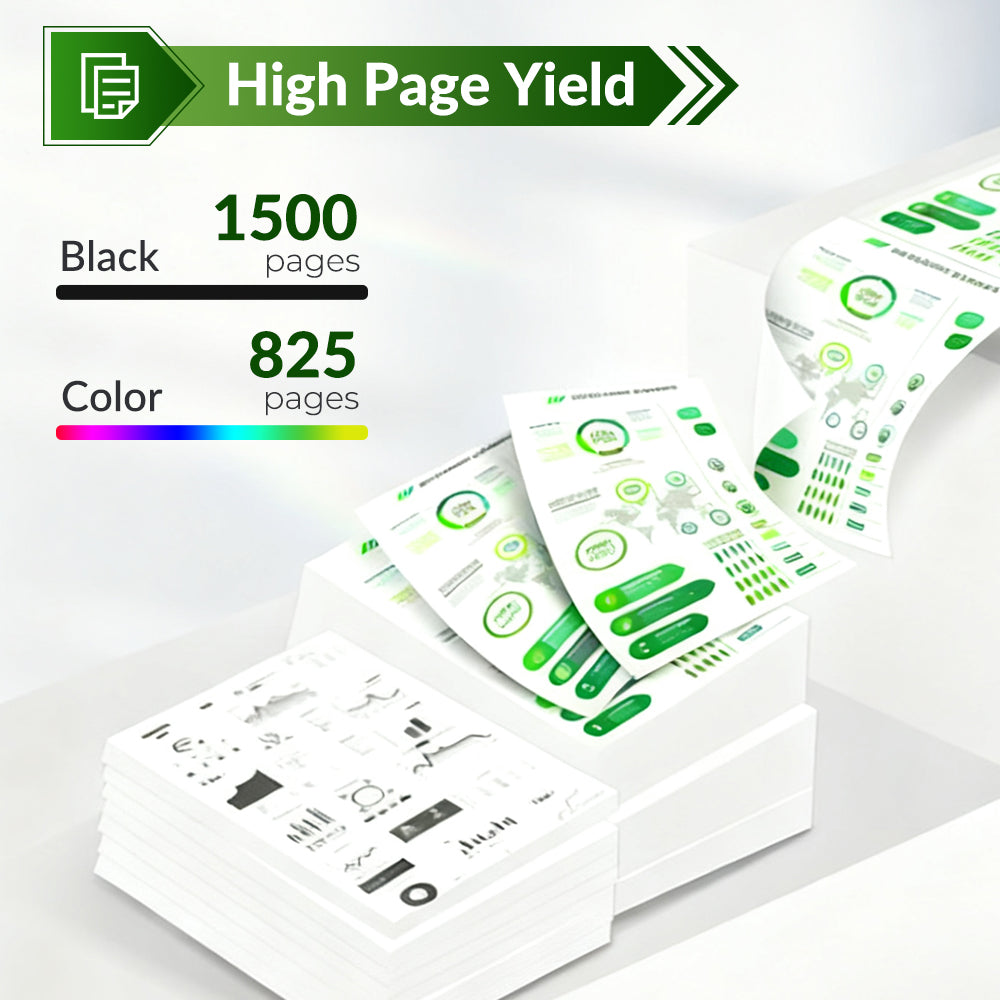 910XL Ink Cartridge Compatible for HP 910 Combo for OfficeJet Pro 8020 8024 8025 8028 8035 OfficeJet 8022 8010 8012 8014 8015 8018 Printer (Black, Cyan, Magenta, Yellow, 4-Pack)