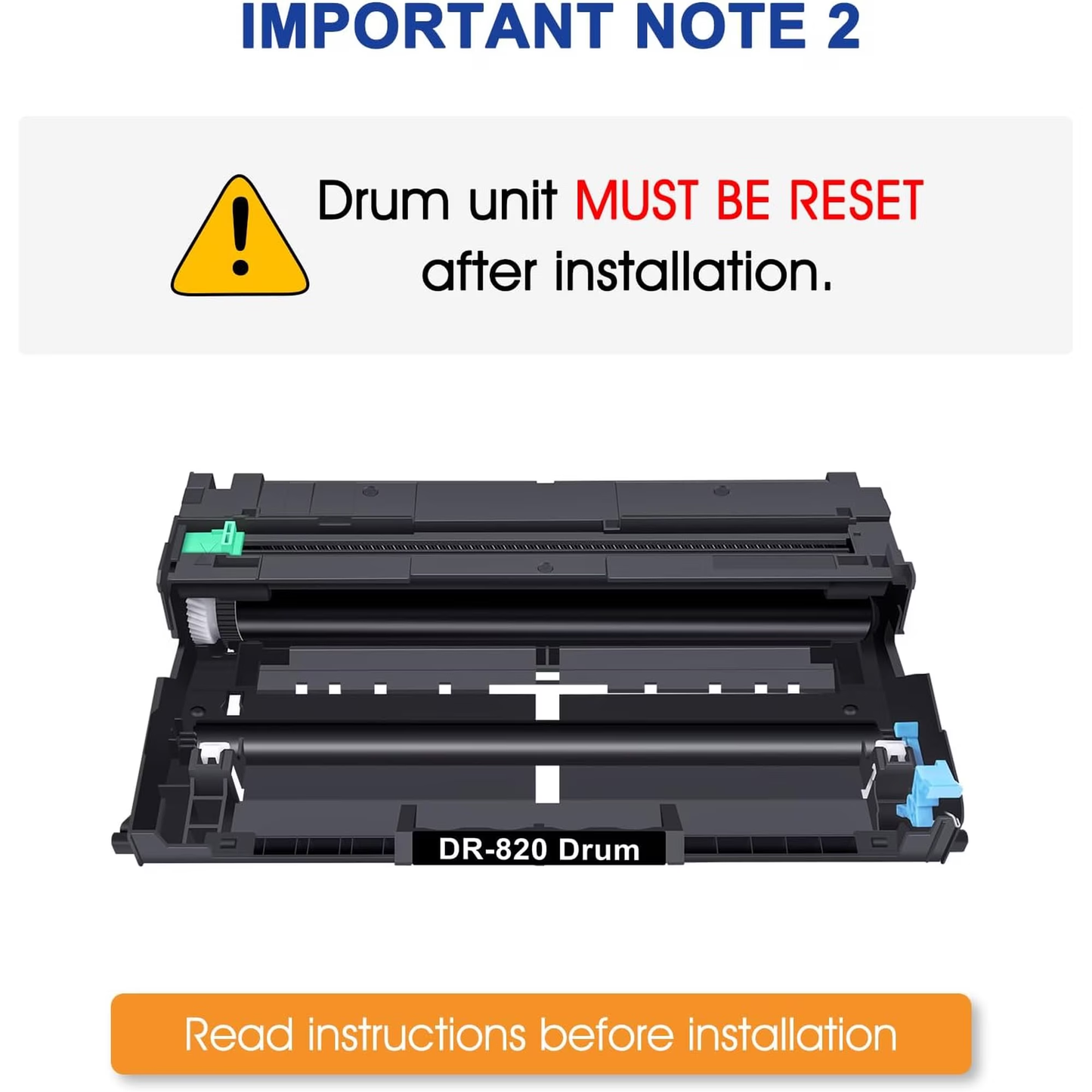 DR820 DR-820 Drum Unit DR 820 HL-L6200DW Compatible for Brother DR820 for HL-L6200DW Drum Unit MFC-L5850DW MFC-L5900DW MFC-L5700DW HL-L5200DW HLL6200DW L6200DW L5200DWT Printer 1 Pack