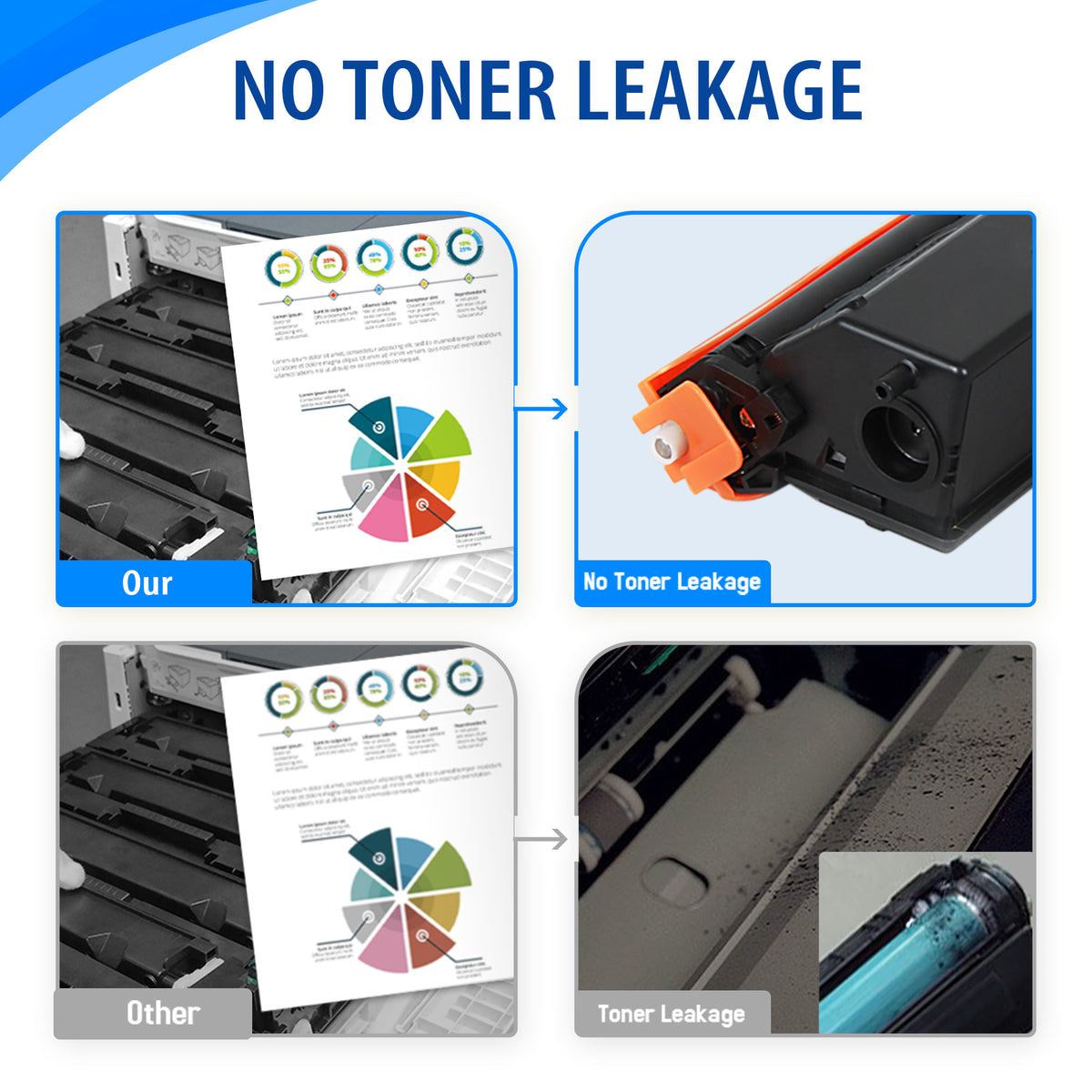 TN436 Toner Cartridge Compatible for Brother TN436 TN-436BK TN433 TN431 HL-L8360CDW L8360CDWT MFC-L8900CDW L9570CDW L9310CDW Printer (Black Cyan Magenta Yellow)