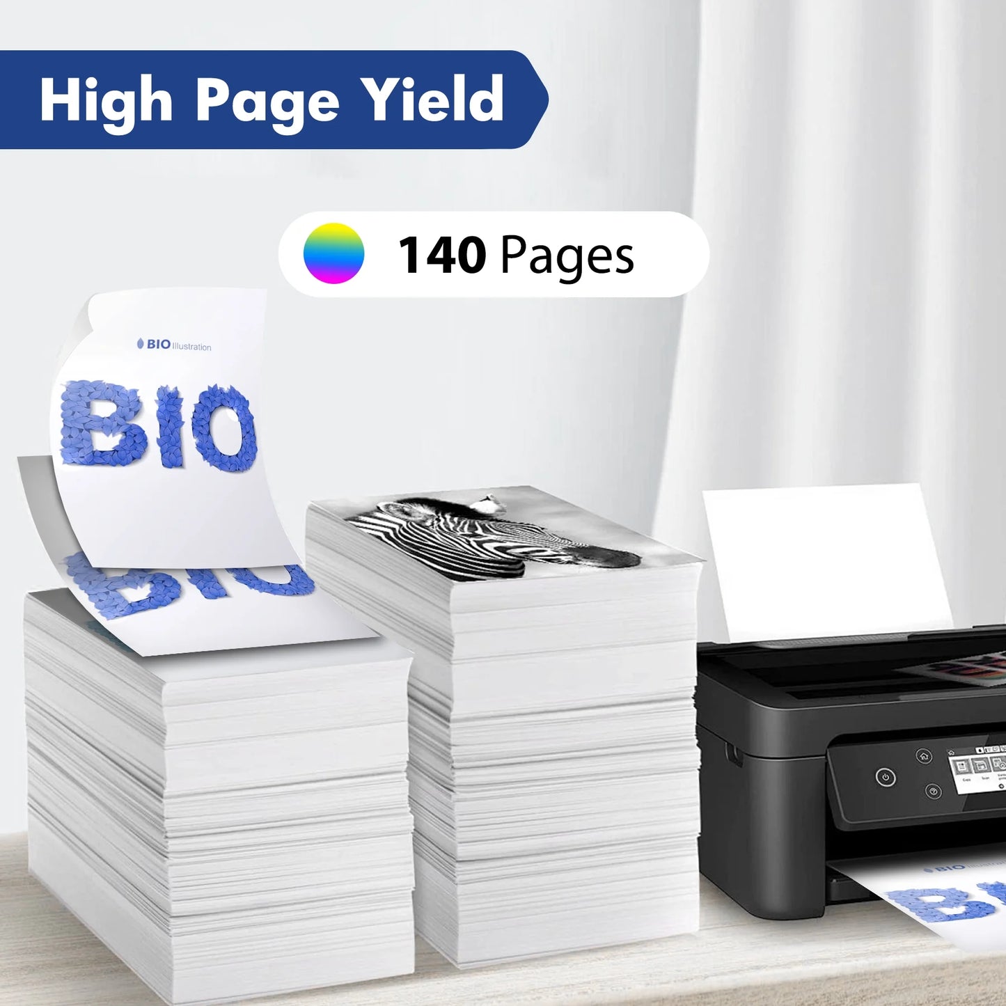 232XL Ink Cartridges 1-Pack Magenta, Compatible for Epson 232XL 232 Printer Ink Combo Pack for Workforce WF-2930 WF-2950 Expression XP-4200 XP-4205