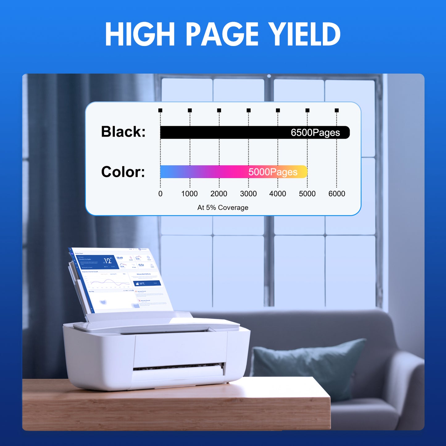 410X High Yield Toner Cartridges Compatible for HP 410X CF410X 410A CF410A Laserjet MFP M477fnw M477fdw M477fdn M452dn M452nw M452dw M477 M452 M377 Printer Ink (4 Pack, Black/Cyan/Yellow/Magenta)