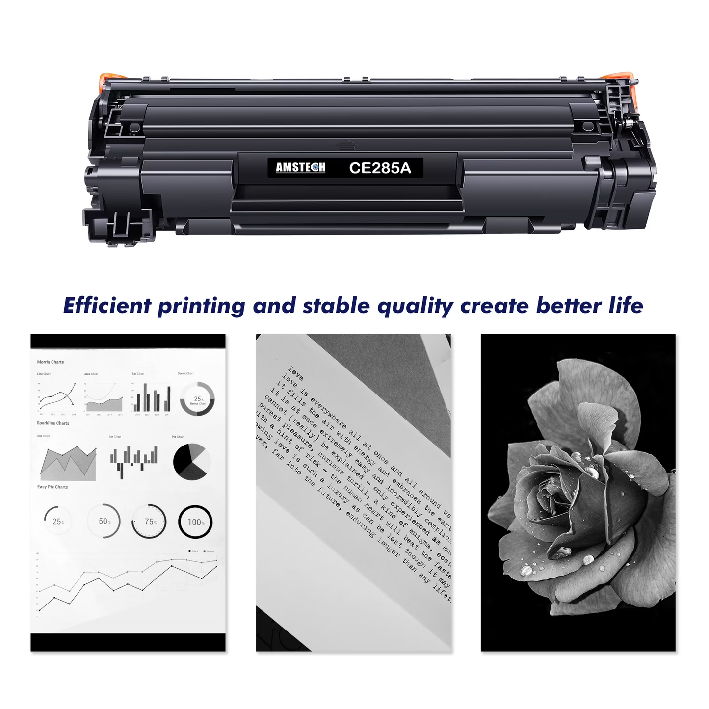 85A Toner Cartridge Black Compatible for HP 85A CE285A (CE285D) 285A Laserjet Pro P1102w M1212nf MFP P1102 P1102whp M1217nfw M1132 1102w M1212 M1217 Printer Ink (Black, 2-Pack, CE285AT1)