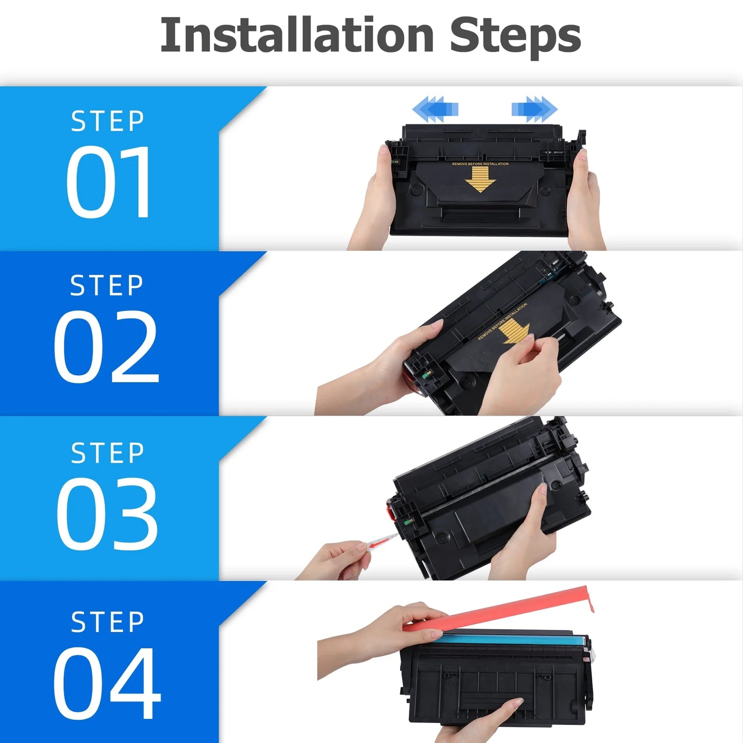 87A Toner Cartridge Compatible for HP 87A CF287A 87X CF287X LaserJet Enterprise M506 M506dn M506n M506x Pro M501 M501dn M527 M527dn Printer Ink (Black, 2-Pack)