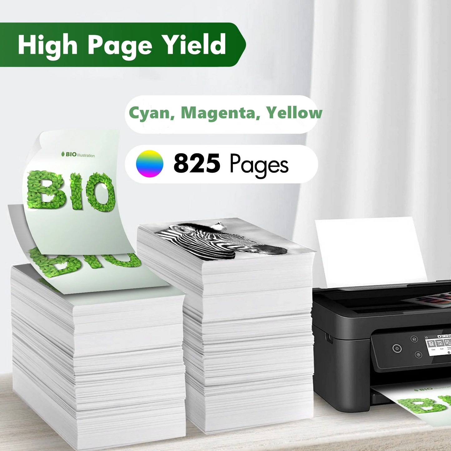 910XL Ink Cartridge Compatible for HP 910 Color Combo for HP OfficeJet Pro 8020 8024 8025 8028 8035 OfficeJet 8022 8010 8012 8014 8015 8018 Printer High Yield (Cyan, Magenta, Yellow, 3-Pack)