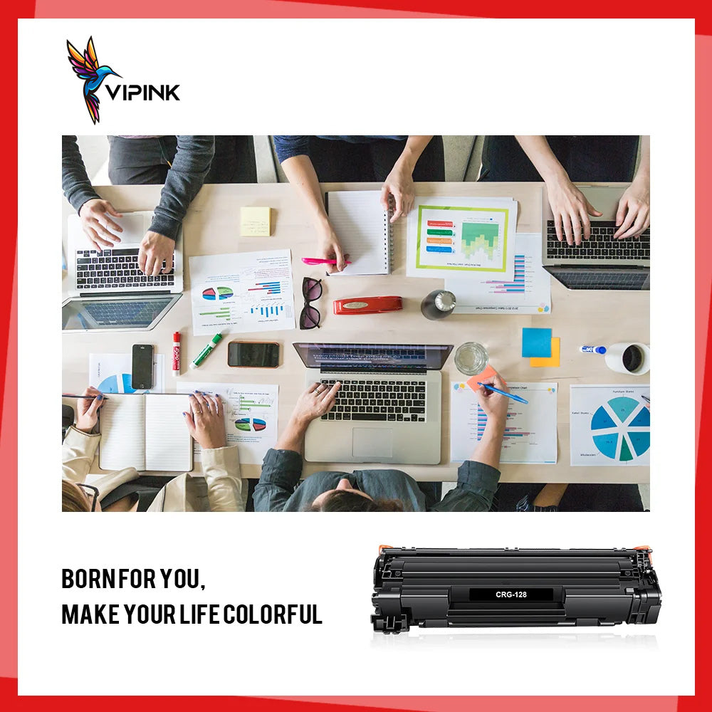 128 Black Toner Cartridges Compatible for Canon 128 CRG128 CRG 128 FaxPhone L100 ImageCLASS D530 D550 MF4450 MF4550 MF4570dw MF4770n FaxPhone L190 L100 Printer Ink Black 2-Pack