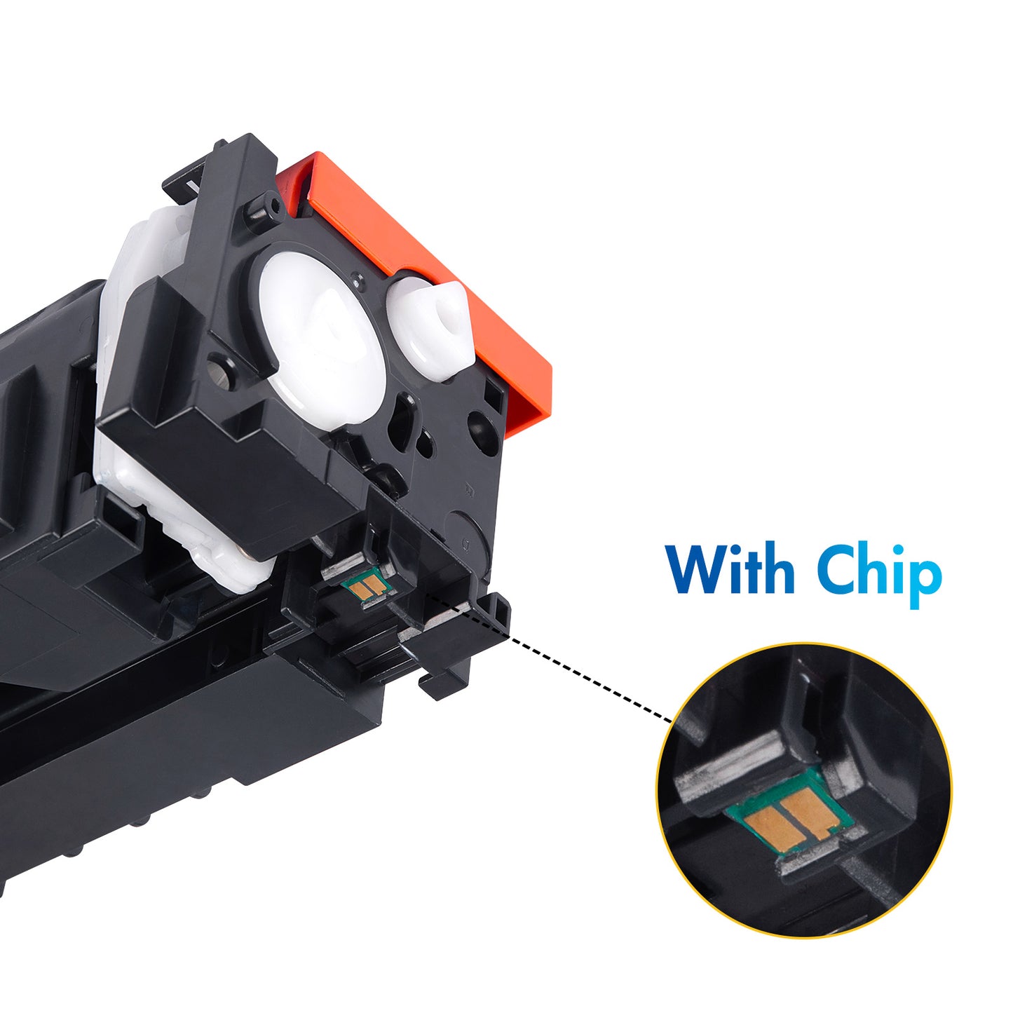 414A Toner Cartridge 4-Pack with Chip Compatible for HP 414A 414X Color LaserJet Pro MFP M479 M479fdw M479fdn M454 M454dn M454dw Enterprise MFP M480f (Black, Cyan, Magenta, Yellow)