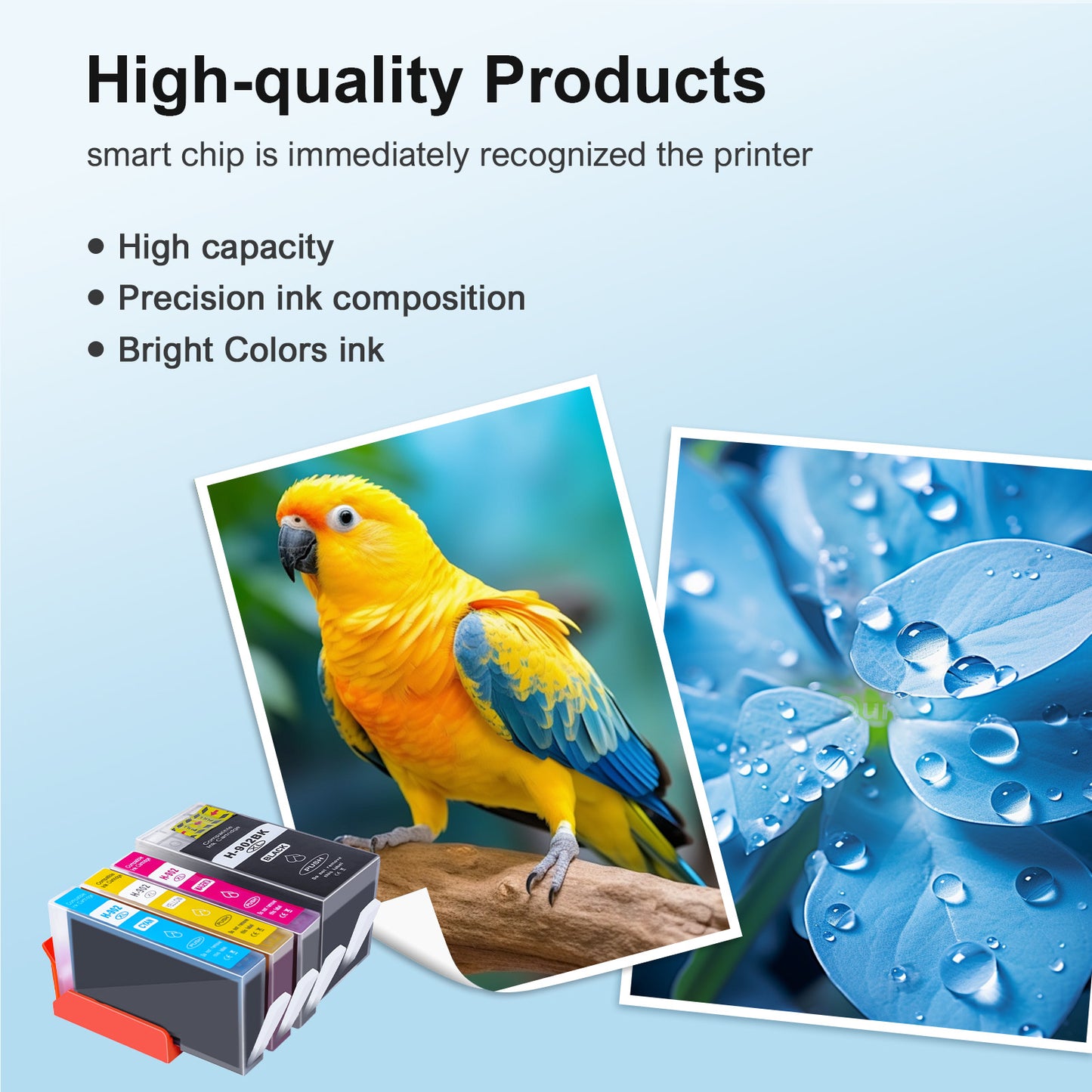 902 902XL Ink Cartridges Compatible for HP 902XL 902 2 Pack for OfficeJet 6968 6978 6970 6971 6974 6975 6979 6960 6961 6963 6964 6965 6966 6950 series Printer (2 x Black)