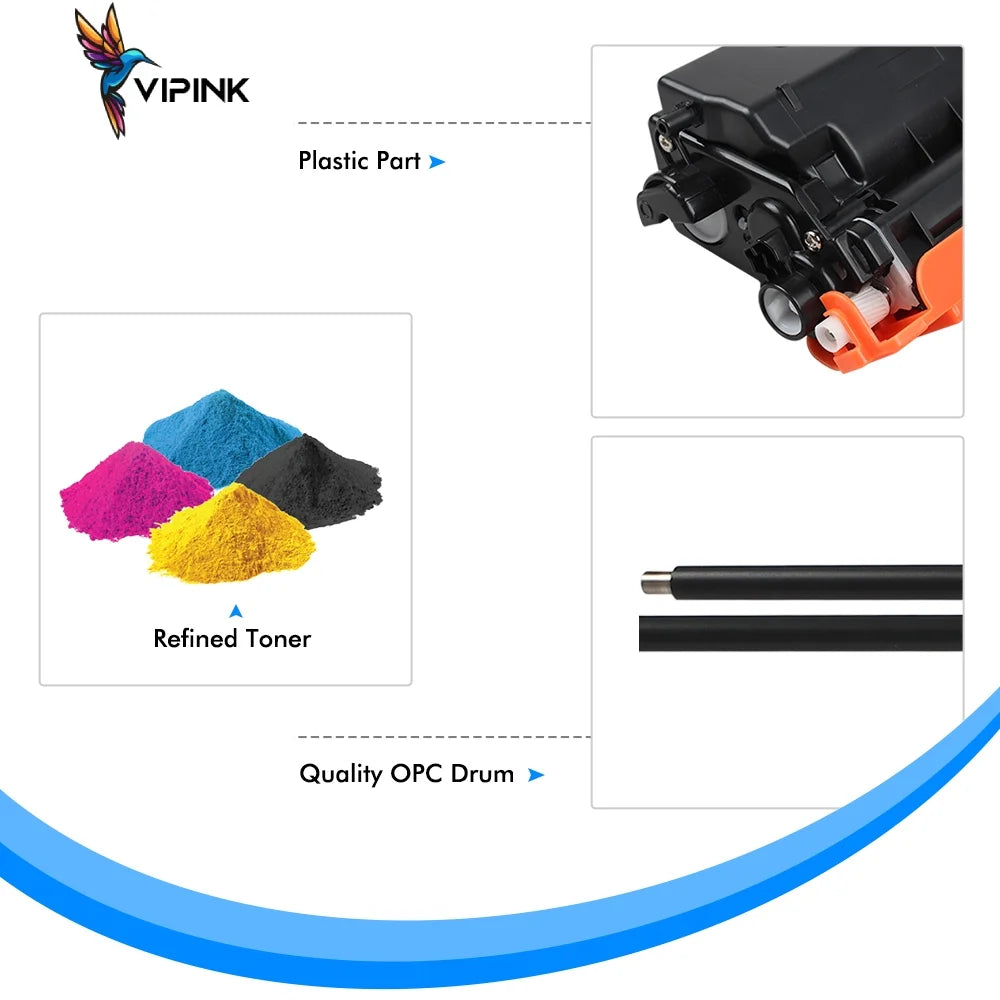TN431 Toner Cartridge Compatible for Brother TN 431 TN433 TN436 TN431BK TN431C TN431M TN431Y HL-L8360CDW MFC-L8900CDW HL-L8260CDW L8360CDWT MFC-L8610CDW Printer(Black Cyan Magenta Yellow, 4-Pack)
