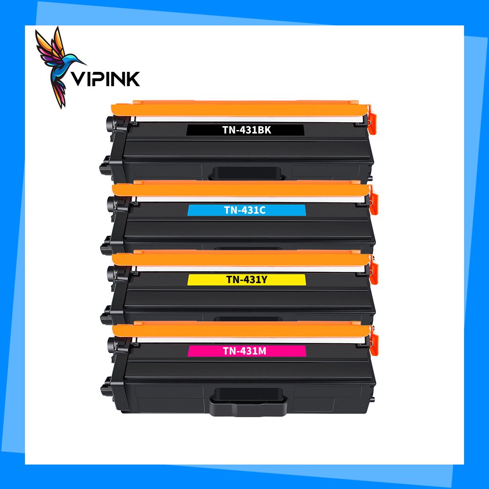 TN431 Toner Cartridge Compatible for Brother TN 431 TN433 TN436 TN431BK TN431C TN431M TN431Y HL-L8360CDW MFC-L8900CDW HL-L8260CDW L8360CDWT MFC-L8610CDW Printer(Black Cyan Magenta Yellow, 4-Pack)