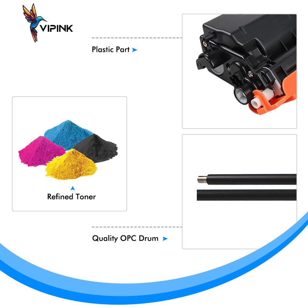 TN436 TN433 TN431 Toner Cartridge High Yield Compatible for Brother TN 436 TN-436BK TN-436C TN-436M TN-436Y MFC-L8900CDW L9570CDW HL-L8360CDW (Black Cyan Magenta Yellow, 4-Pack)